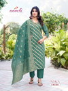 Nyka By Aanchi Shimmer Best Kurti With Bottom Dupatta Wholesale Shop In Surat